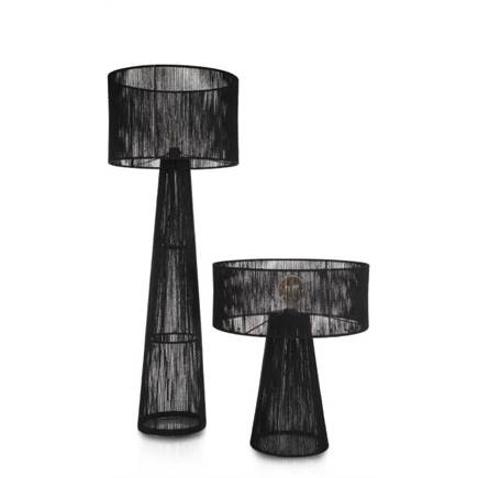 Coco Maison Tali 1*E27 H120cm Zwart